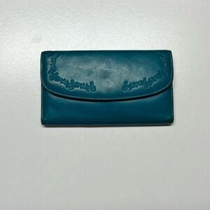 Vintage Buxton Gorgeous Blue Wallet